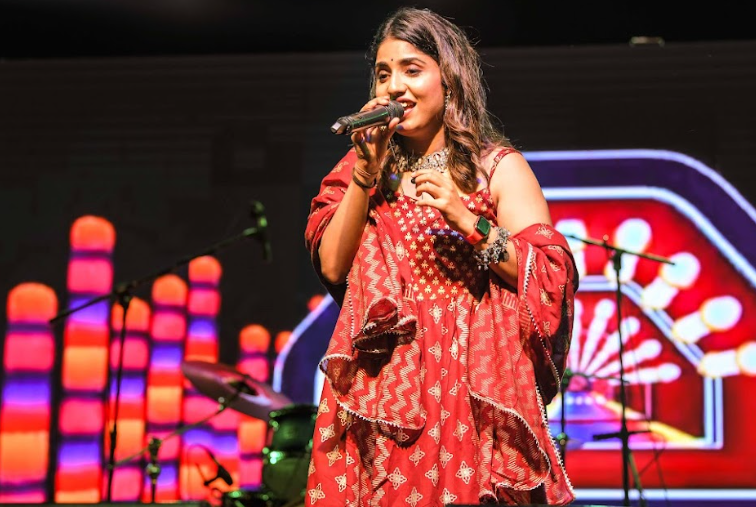 Folk musicians performing traditional songs