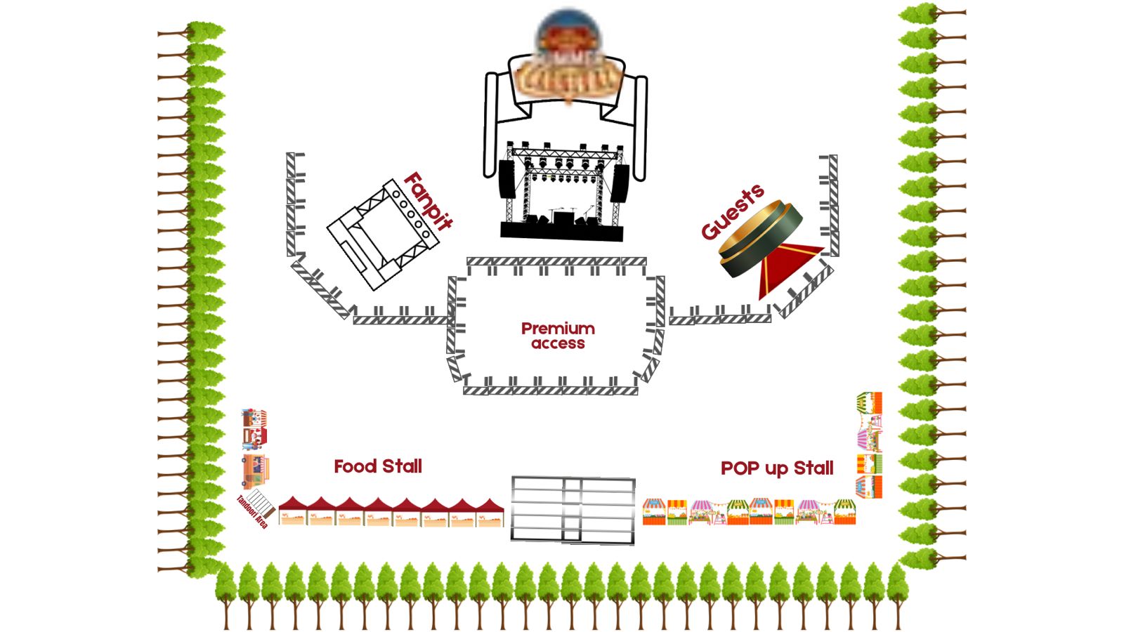 Kumaon Fest 2026 Venue Layout Map